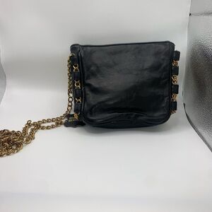 Braciano Leather Chain Shoulder Bag